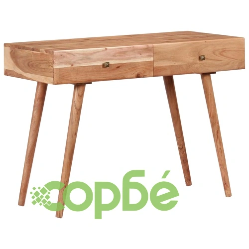 Бюро, 100x51x76 см, акациево дърво масив ➤ топ цена ➤ sorbe.bg