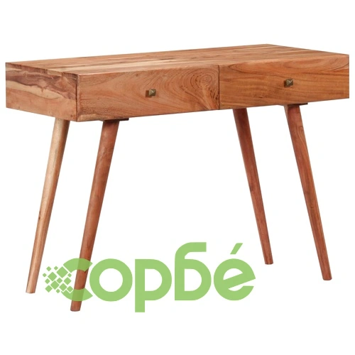 Бюро, 100x51x76 см, акациево дърво масив ➤ топ цена ➤ sorbe.bg