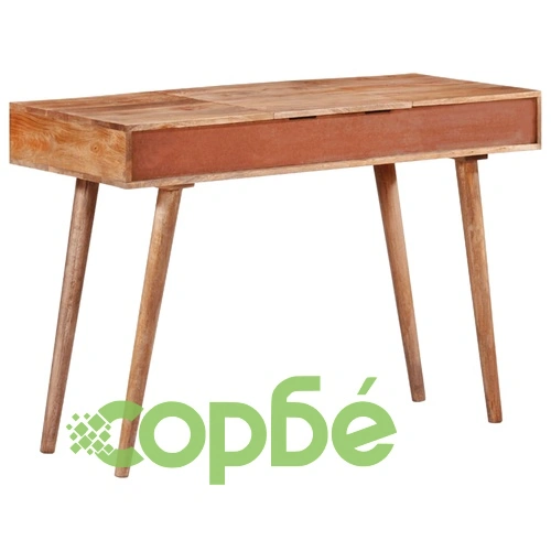 Тоалетка, 112x45x76 см, мангово дърво масив ➤ топ цена ➤ sorbe.bg