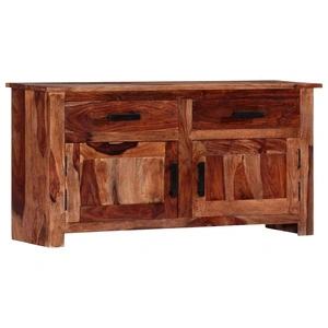 Сайдборд, 100x30x50 см, шишамово дърво масив