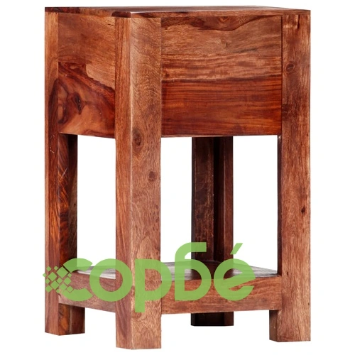 Нощно шкафче, 30x30x50 см, акациево дърво масив ➤ топ цена ➤ sorbe.bg