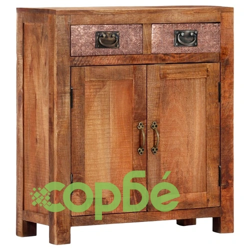 Сайдборд, 65x30x75 см, грубо мангово дърво масив ➤ топ цена ➤ sorbe.bg