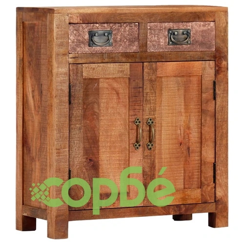 Сайдборд, 65x30x75 см, грубо мангово дърво масив ➤ топ цена ➤ sorbe.bg