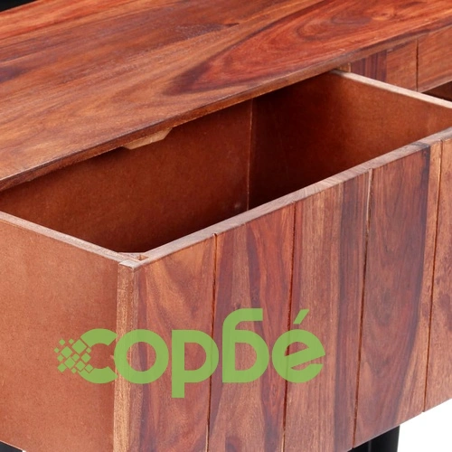 Конзолна маса, 90x30x75 см, дърво масив ➤ топ цена ➤ sorbe.bg