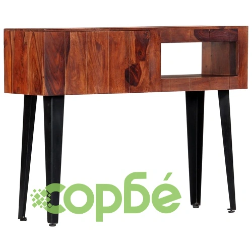 Конзолна маса, 90x30x75 см, дърво масив ➤ топ цена ➤ sorbe.bg