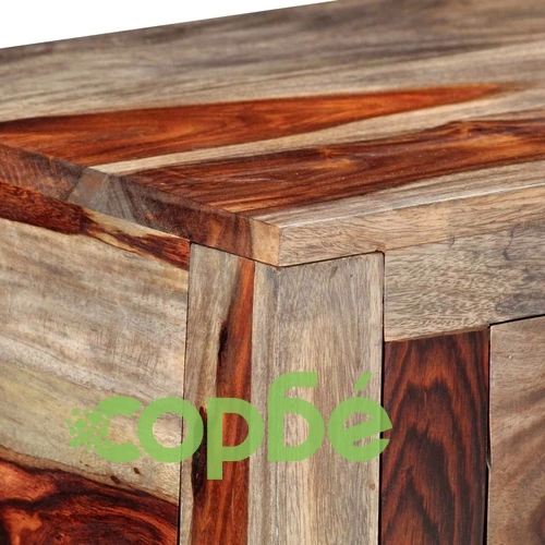 Конзолна маса с 3 чекмеджета, 120x30x75 см, акация масив ➤ топ цена ➤ sorbe.bg