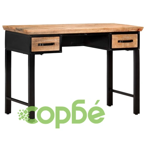 Писалище, 110x50x76 см, масивно мангово дърво ➤ топ цена ➤ sorbe.bg