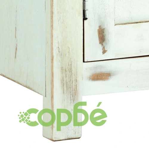 Сайдборд, светлосин, 110x35x70 см, мангово дърво масив ➤ топ цена ➤ sorbe.bg