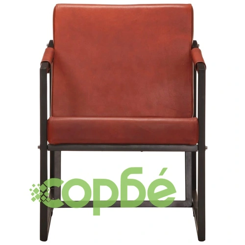 Фотьойл, кафяв, естествена кожа ➤ топ цена ➤ sorbe.bg