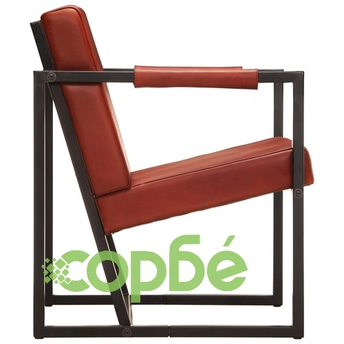 Фотьойл, кафяв, естествена кожа ➤ топ цена ➤ sorbe.bg