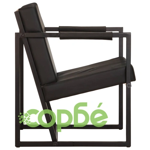 Фотьойл, черен, естествена кожа ➤ топ цена ➤ sorbe.bg