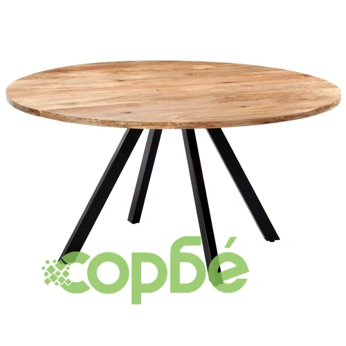 Трапезна маса, 150x73 cм, мангово дърво масив ➤ топ цена ➤ sorbe.bg