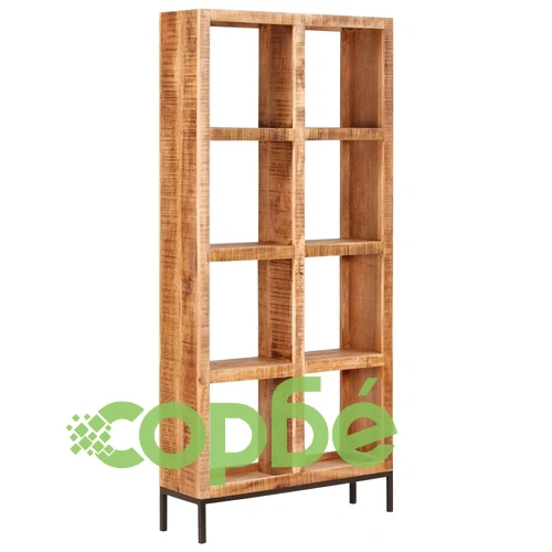 Етажерка за книги, 80x25x175 см, мангово дърво масив ➤ топ цена ➤ sorbe.bg