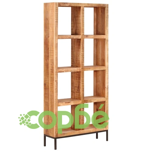 Етажерка за книги, 80x25x175 см, мангово дърво масив ➤ топ цена ➤ sorbe.bg