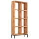 Етажерка за книги, 80x25x175 см, мангово дърво масив