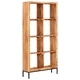 Етажерка за книги, 80x25x175 см, мангово дърво масив