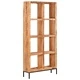 Етажерка за книги, 80x25x175 см, мангово дърво масив