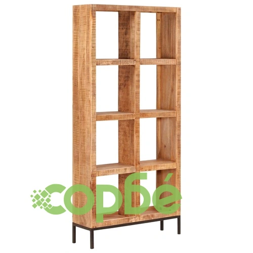 Етажерка за книги, 80x25x175 см, мангово дърво масив ➤ топ цена ➤ sorbe.bg