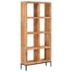 Етажерка за книги, 80x25x175 см, мангово дърво масив