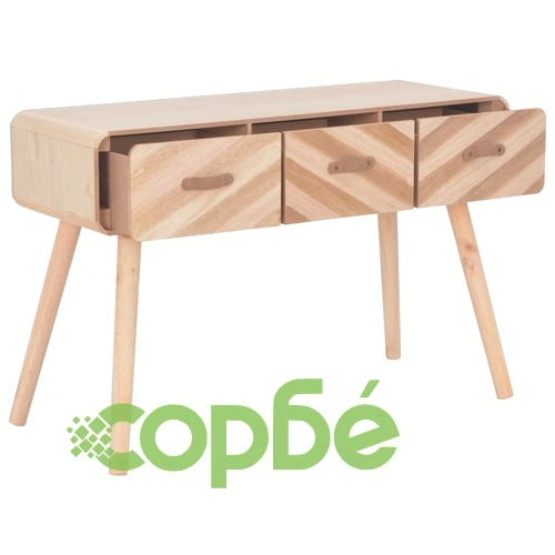 Конзолна маса, 100x35x68 см, масивно дърво ➤ топ цена ➤ sorbe.bg