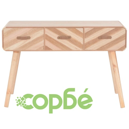 Конзолна маса, 100x35x68 см, масивно дърво ➤ топ цена ➤ sorbe.bg