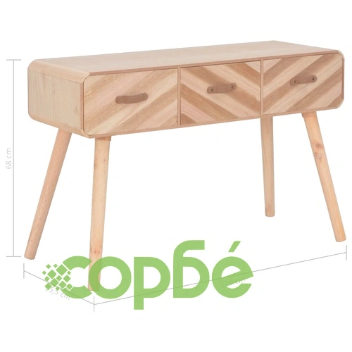 Конзолна маса, 100x35x68 см, масивно дърво ➤ топ цена ➤ sorbe.bg