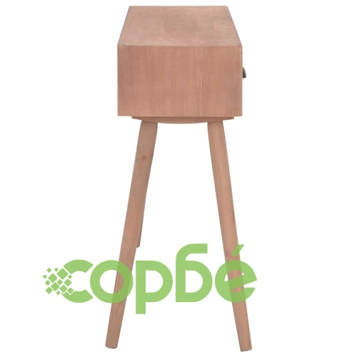 Конзолна маса с 3 чекмеджета, 100x30x73 см, бор масив ➤ топ цена ➤ sorbe.bg