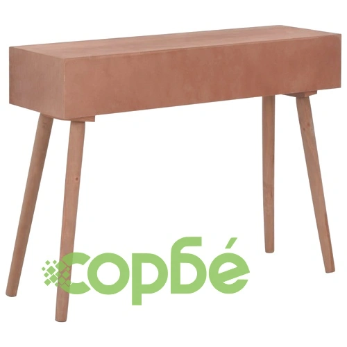 Конзолна маса с 3 чекмеджета, 100x30x73 см, бор масив ➤ топ цена ➤ sorbe.bg