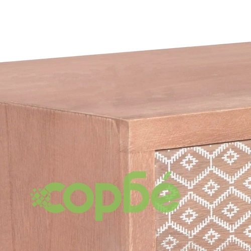 Конзолна маса с 3 чекмеджета, 100x30x73 см, бор масив ➤ топ цена ➤ sorbe.bg