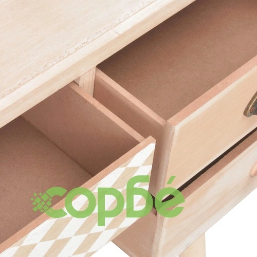 Бюро с 5 чекмеджета, 114x40x75,5 см, масивна борова дървесина ➤ топ цена ➤ sorbe.bg