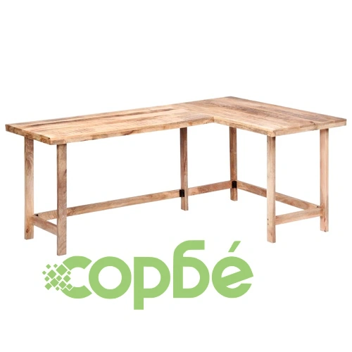 Бюро, 180x120x76 см, мангово дърво масив ➤ топ цена ➤ sorbe.bg