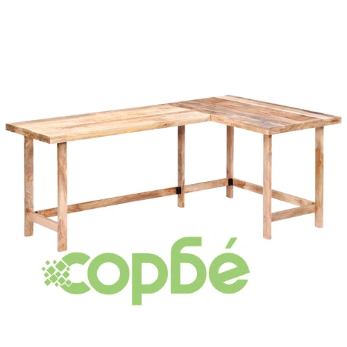 Бюро, 180x120x76 см, мангово дърво масив ➤ топ цена ➤ sorbe.bg