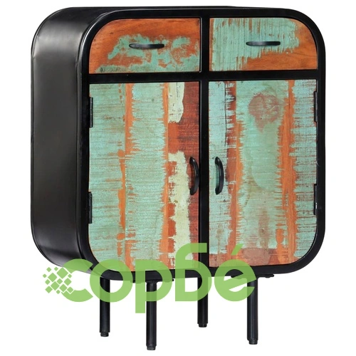 Шкаф, 60x30x75 см, регенерирано дърво масив ➤ топ цена ➤ sorbe.bg