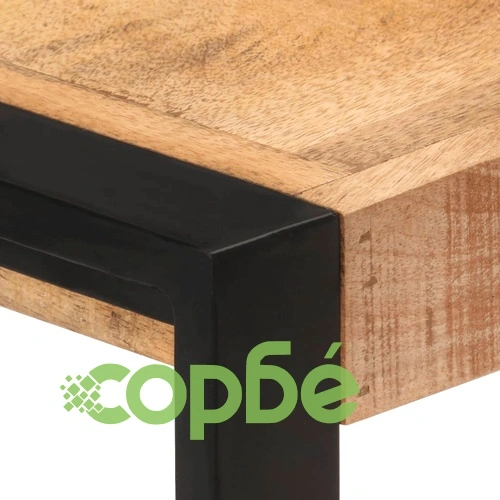 Страничен шкаф, 120x30x75 см, манго масив ➤ топ цена ➤ sorbe.bg