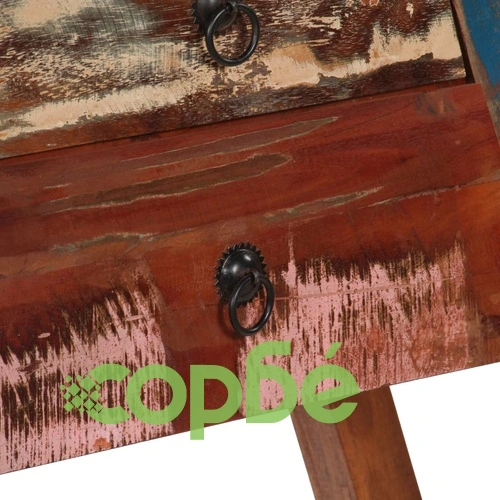 Конзолна маса, 110x30x75 cм, регенерирано дърво масив ➤ топ цена ➤ sorbe.bg