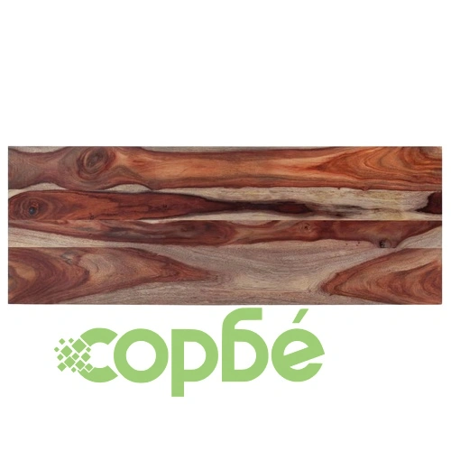 Пейка, 110 см, сива, акациева дървесина масив ➤ топ цена ➤ sorbe.bg