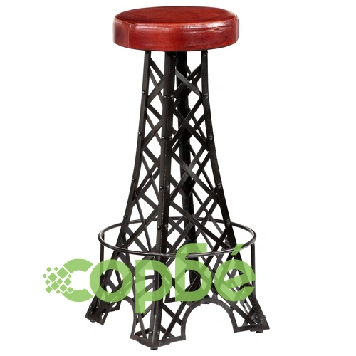 Бар столове, 2 бр, естествена кожа ➤ топ цена ➤ sorbe.bg