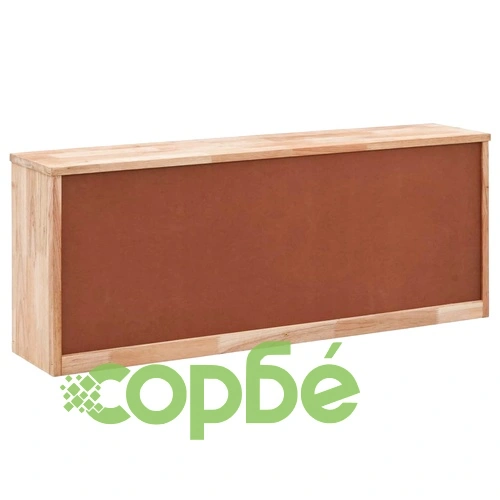 Пейка за съхранение на обувки, 94x20x38 см, орех масив ➤ топ цена ➤ sorbe.bg