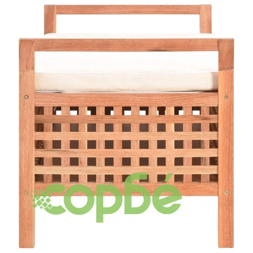 Пейка за съхранение, 93x49x49 см, орех масив ➤ топ цена ➤ sorbe.bg