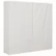 Гардероб, бял, 173x40x170 см, текстил