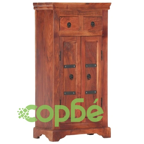 Бюфет, 50x30x100 см, акациево дърво масив ➤ топ цена ➤ sorbe.bg