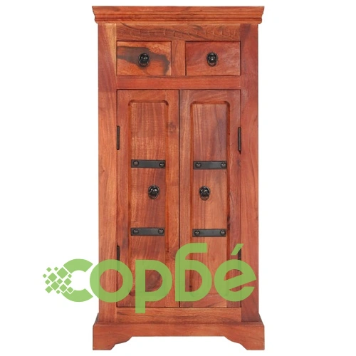 Бюфет, 50x30x100 см, акациево дърво масив ➤ топ цена ➤ sorbe.bg