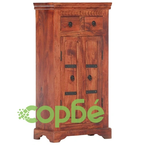 Бюфет, 50x30x100 см, акациево дърво масив ➤ топ цена ➤ sorbe.bg