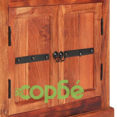 Бюфет, 63x30x75 см, акациево дърво масив ➤ топ цена ➤ sorbe.bg
