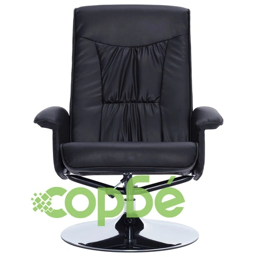 Наклоняем стол с табуретка, черен, изкуствена кожа ➤ топ цена ➤ sorbe.bg