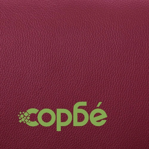 Масажен реклайнер с табуретка, виненочервен, изкуствена кожа ➤ топ цена ➤ sorbe.bg