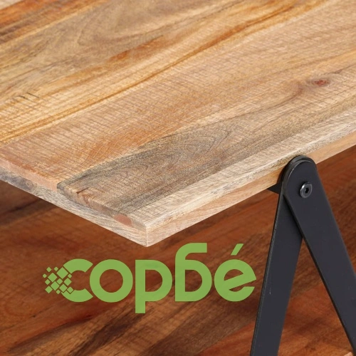 Маса за кафе, 115x60x40 см, мангово дърво масив ➤ топ цена ➤ sorbe.bg