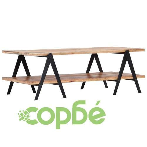 Маса за кафе, 115x60x40 см, мангово дърво масив ➤ топ цена ➤ sorbe.bg