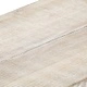 Маса за кафе, бяла, 110x50x40 см, мангово дърво масив