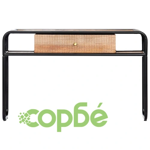 Конзолна маса, 118x30x75 cм, манго масив ➤ топ цена ➤ sorbe.bg